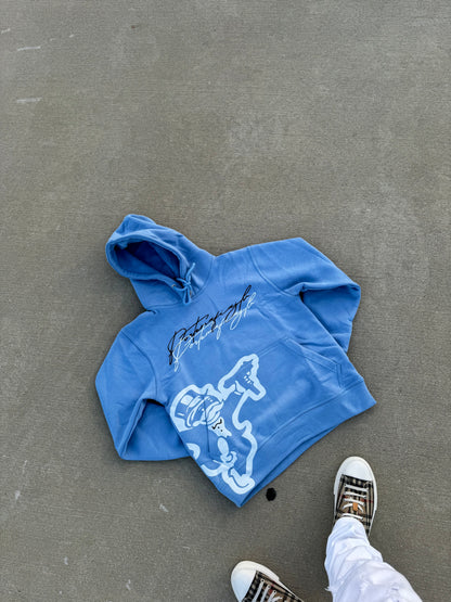 sky blue monopoly hoodie 💎
