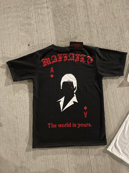 Black Mafiajlv scarface shirt♠️